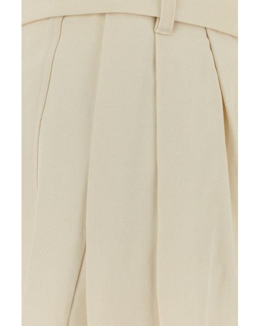 Co. Natural Pleated Belted Pants