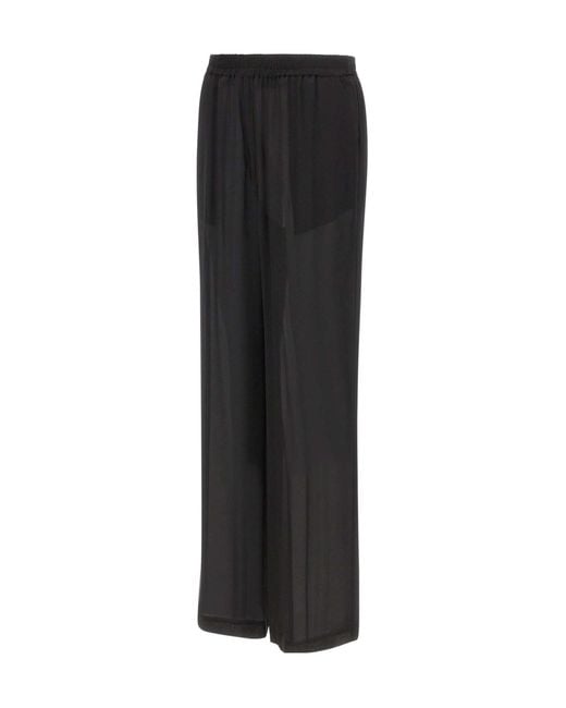 Kaos Black Icona Wide-Leg Pants