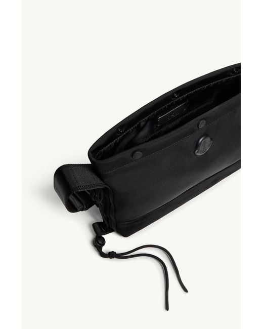 Moncler Black New Tech Water-Repellent Crossbody Bag for men