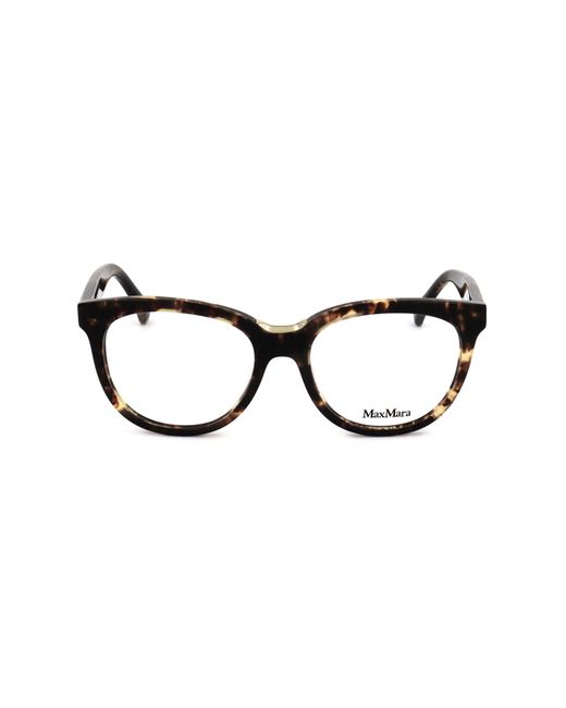Max Mara Black Round Frame Glasses