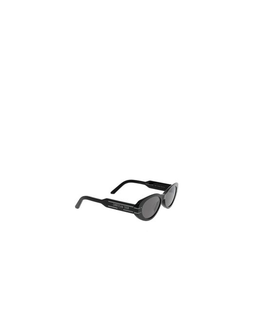 Dior White Eyewear Oval-Frame Sunglasses