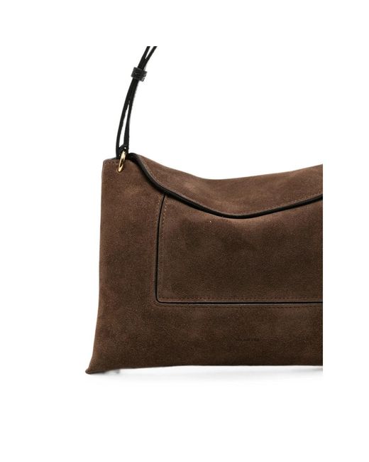 Wandler Brown Flap Shoulder Bag