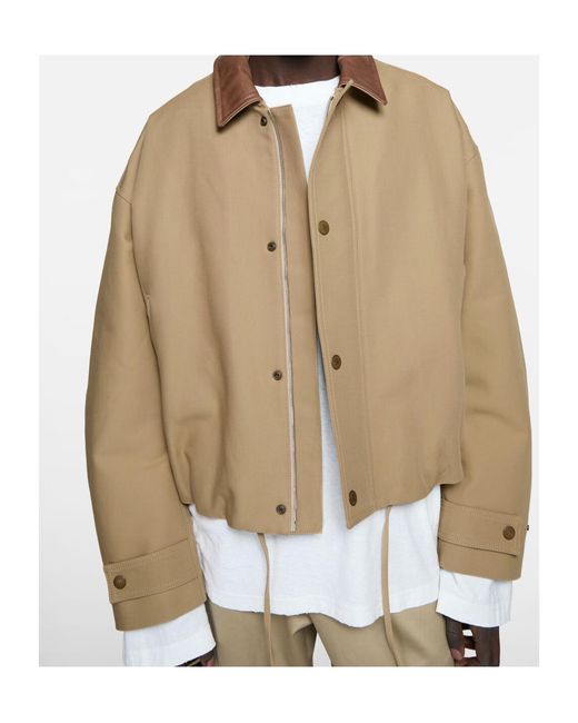 Acne Natural Long-Sleeve Bomber Jacket for men