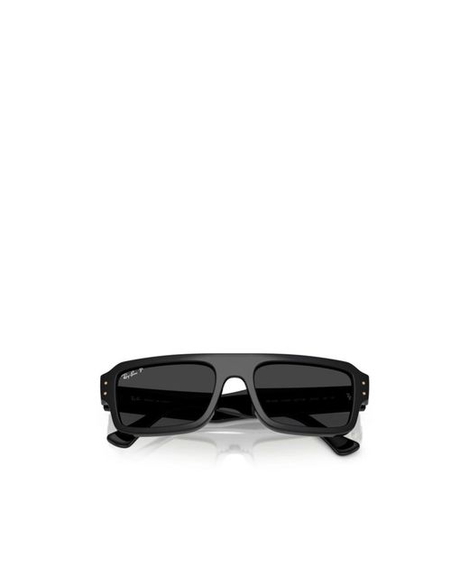 Ray-Ban Black Geometric Frame Sunglasses for men