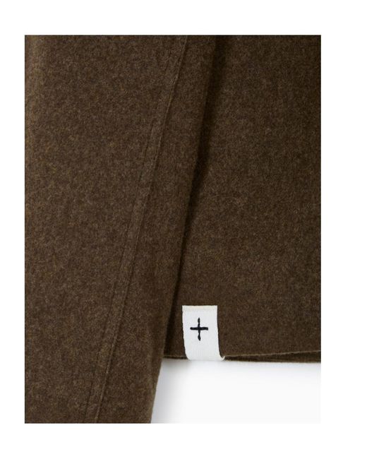 Jil Sander Brown Felted Jacket for men