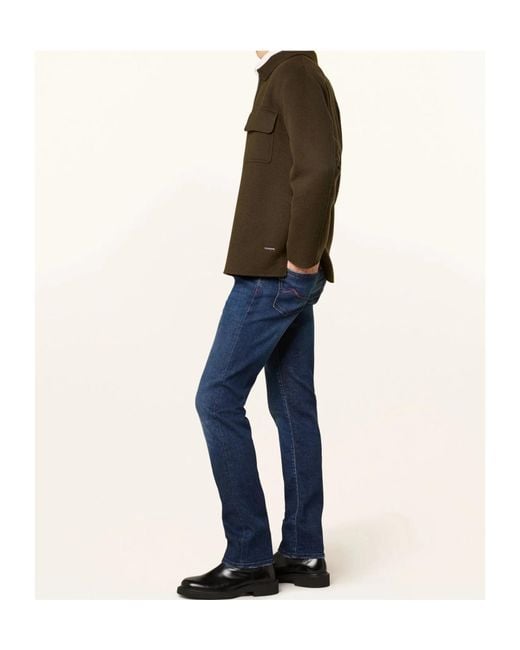 Jacob Cohen Blue Belt-Tethered Jeans for men