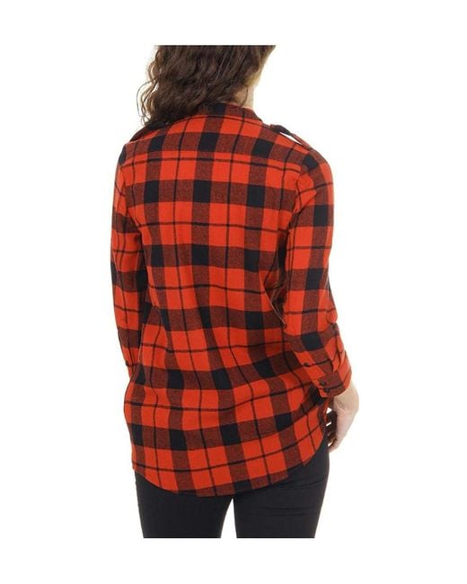 Burberry Checkered Casual Blouse