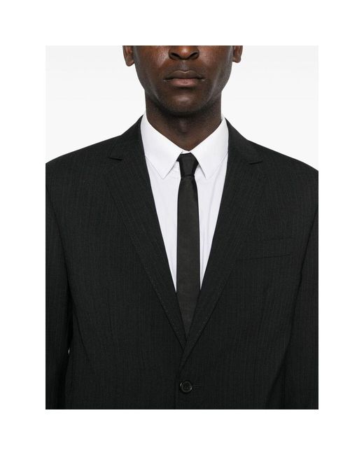 DSquared² Black Single-Breasted Tailored Suit for men