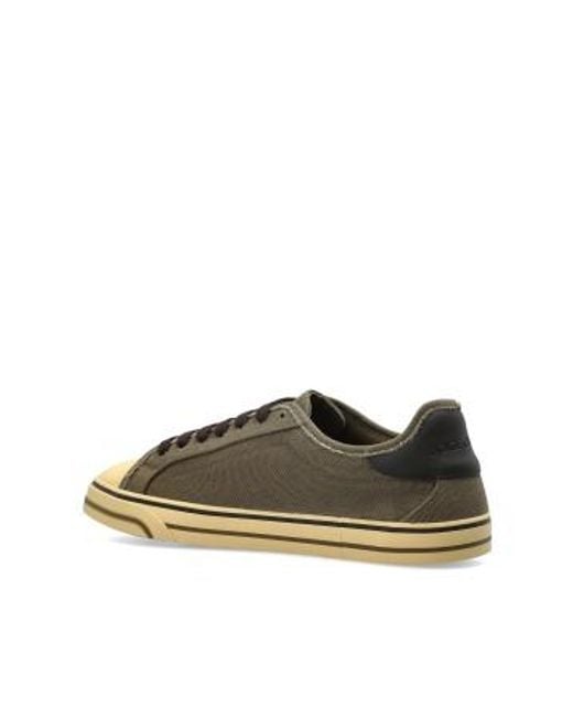 Dolce & Gabbana Green Round Toe Sports Shoes for men
