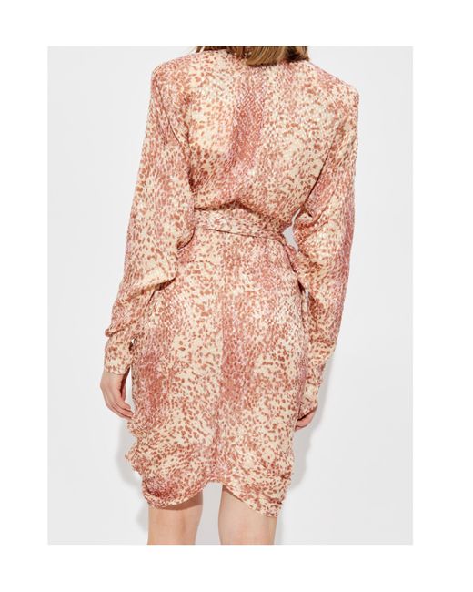 Isabel Marant Pink Cleora Mini Dress