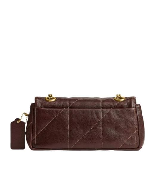 COACH Brown Tabby Shoulder Bag 20 With Quilting