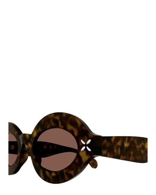 Alaïa Multicolor Oval-Frame Sunglasses
