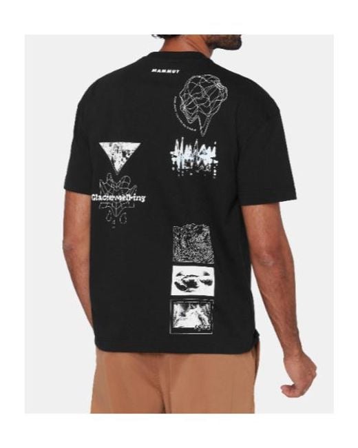 Mammut Black Base Relaxed T-Shirt Glacier for men