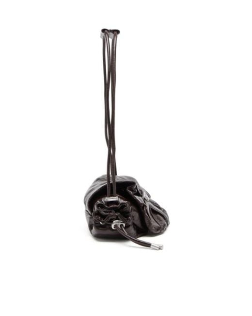 DIESEL Black Scrunch-D S-Shoulder Bag