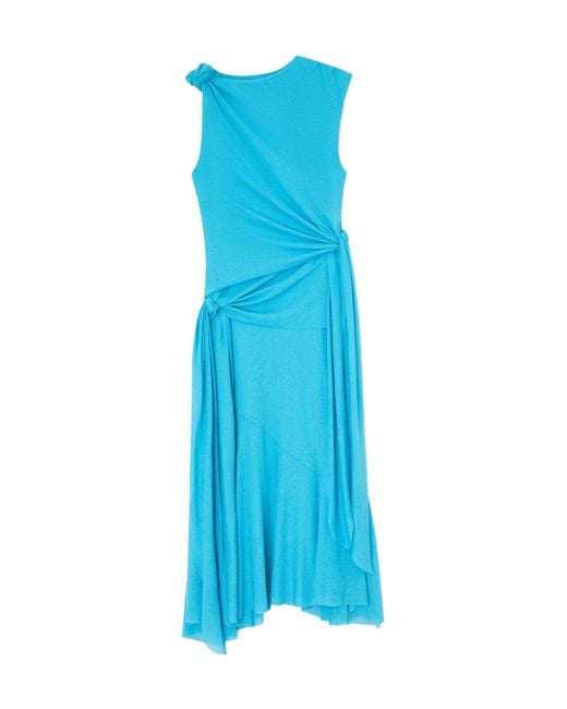 Ganni Blue Long Dress