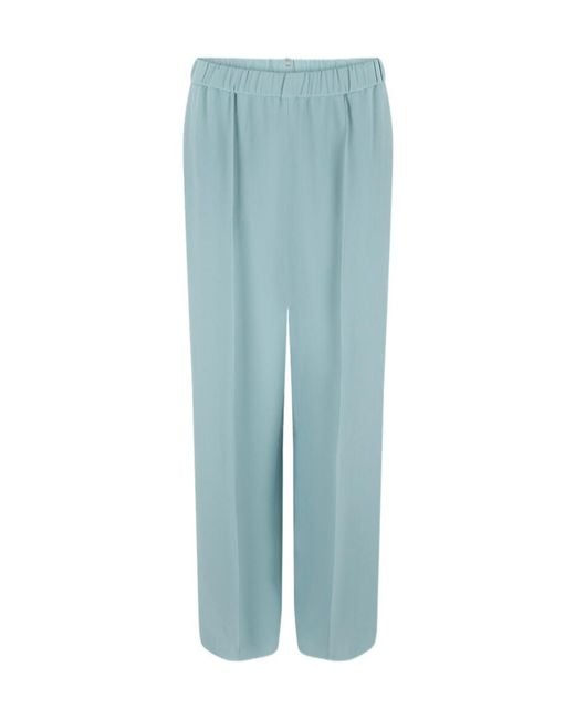 Fabiana Filippi Blue Straight-Leg Casual Pants