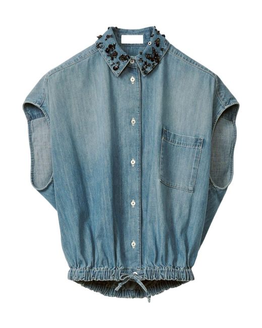 Fabiana Filippi Blue Clear Shirt