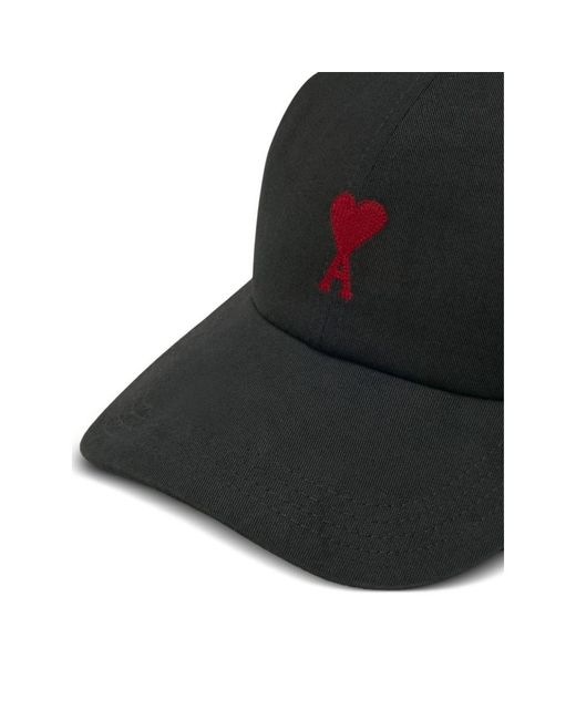AMI Black Logo Hat for men