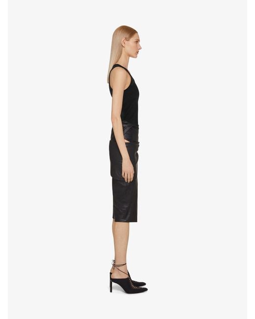 Givenchy Black Rib-Knit Tank Top