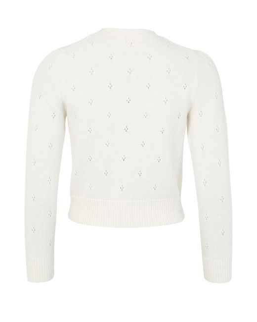 Chloé White Round Neck Sweater