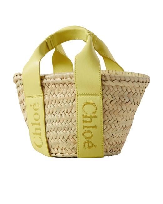 Chloé Yellow Logo Handbag