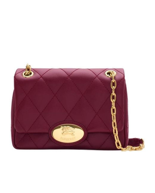 Burberry Red Small Strand Shoulder Bag