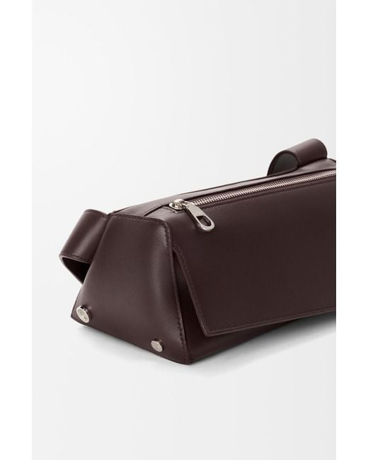 Loewe Brown Puzzle Featherlight Sling Bag for men