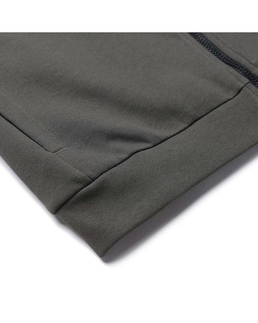 EA7 Gray Logo And Hat Casual Jacket for men