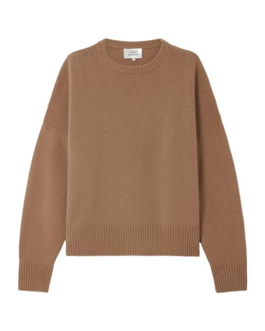 Loulou de Saison Brown Anton Crew-Neck Sweater