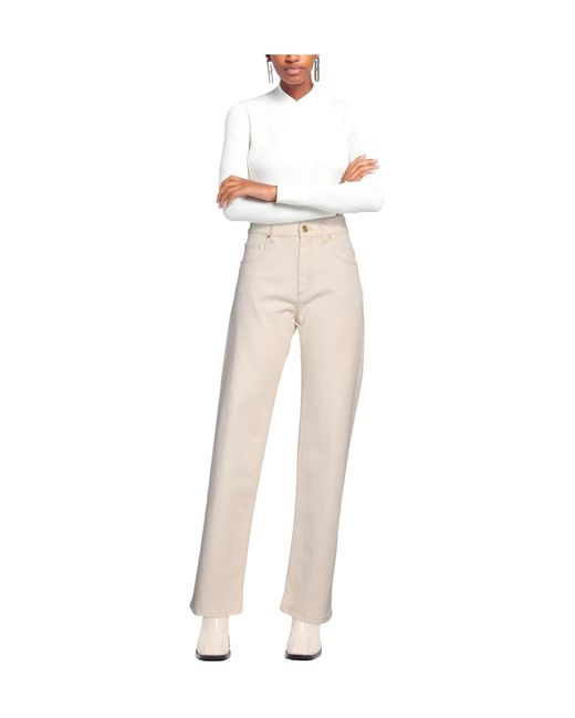 Brunello Cucinelli White Fashionable Loose-Fit Jeans