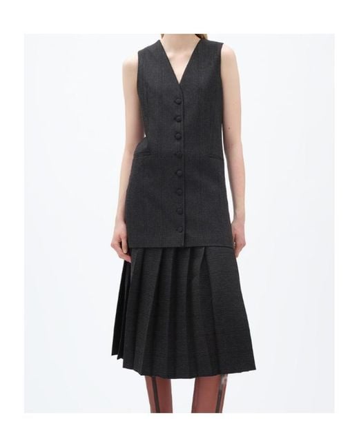 REMAIN Birger Black Suiting Vest