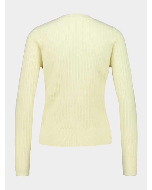Zimmermann Yellow Wool Cardigan