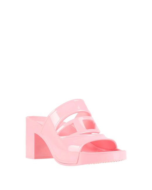 DIESEL Pink Simple Slippers