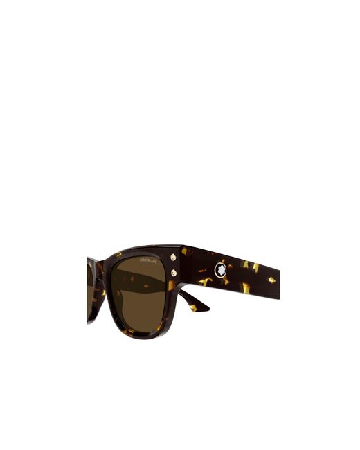 Montblanc Multicolor Eyewear Square Frame Sunglasses for men