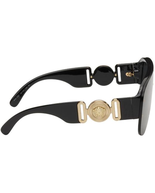 Versace Gray Logo Sunglasses for men