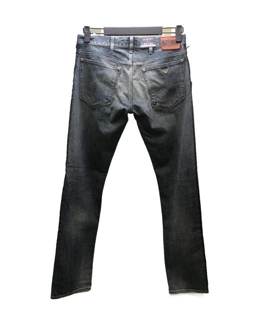 Armani Jeans Blue Straight Jeans for men