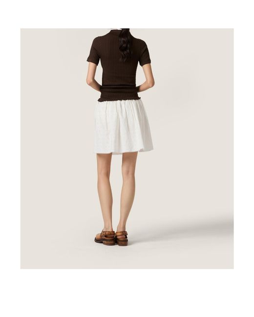 Miu Miu Black Silk Knit Polo Shirt