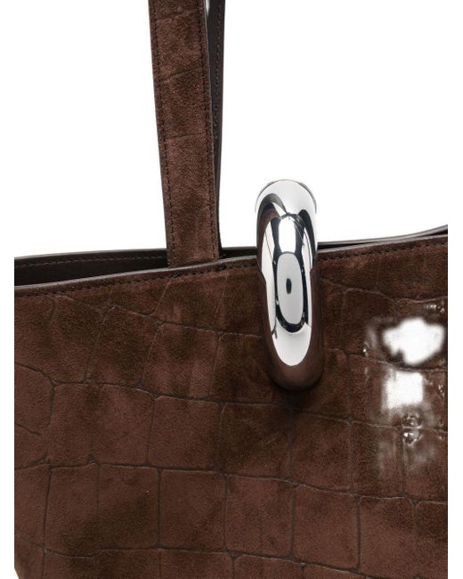 Jacquemus Brown The Medium Bambola Bucket Bag