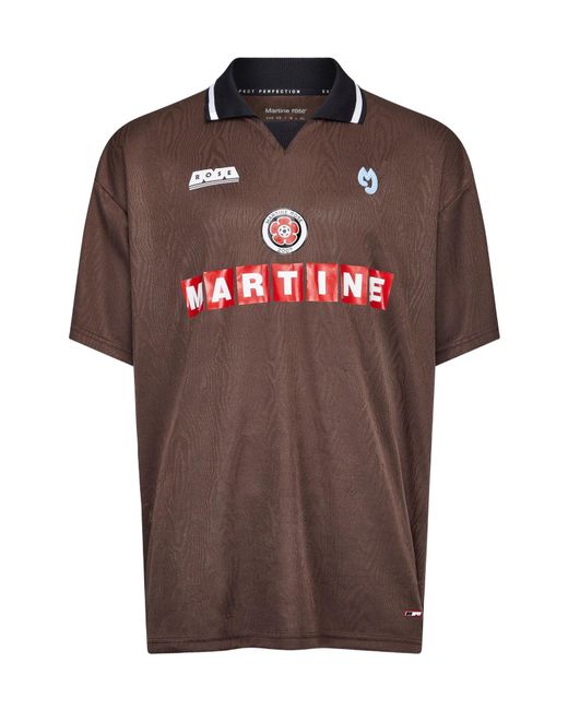 Martine Rose Brown Short-Sleeved Polo Shirt for men