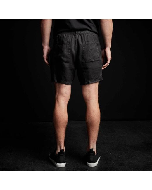 James Perse Black Drawstring Shorts for men