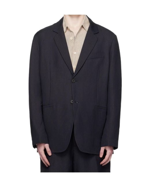 Studio Nicholson Blue Single-Breasted Blazer for men