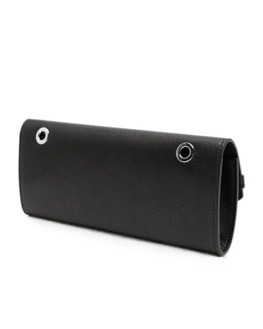 DSquared² Black Logo-Appliqué Clutch Bag