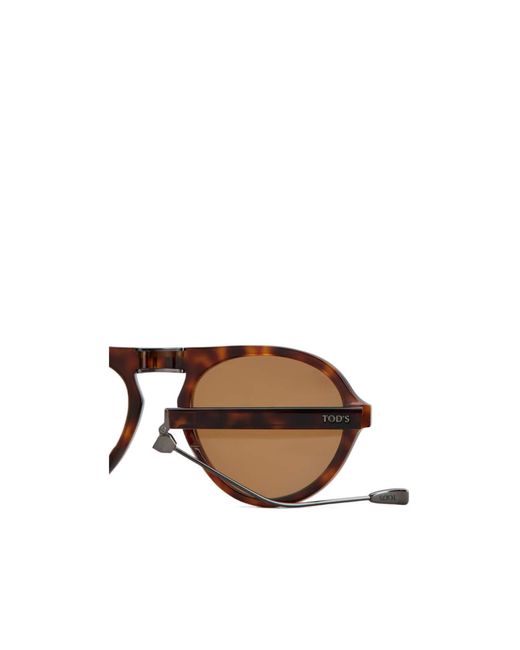 Tod's Brown Foldable Sunglasses for men