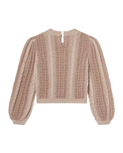 FRAME Natural Cable-Knit Jumper
