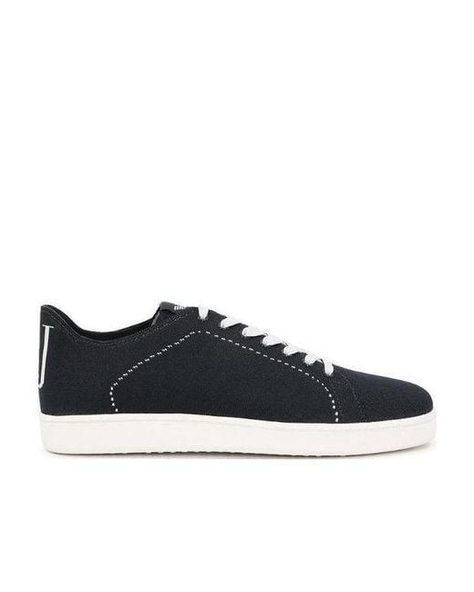 Armani Jeans Black Logo Lace Up Casual Sports Shoes for men
