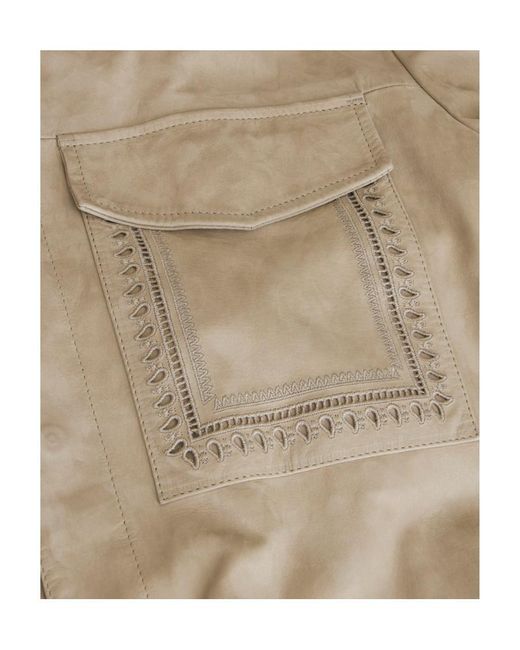 Etro Natural Buttoned Long-Sleeved Shirt for men