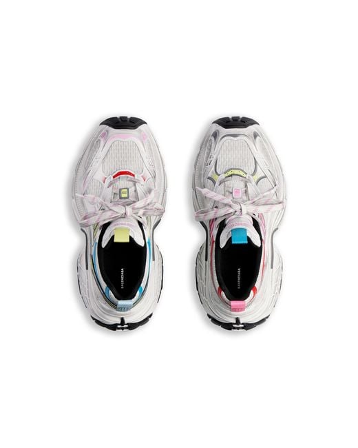 Balenciaga White 6Xl Lace-Up Sneakers