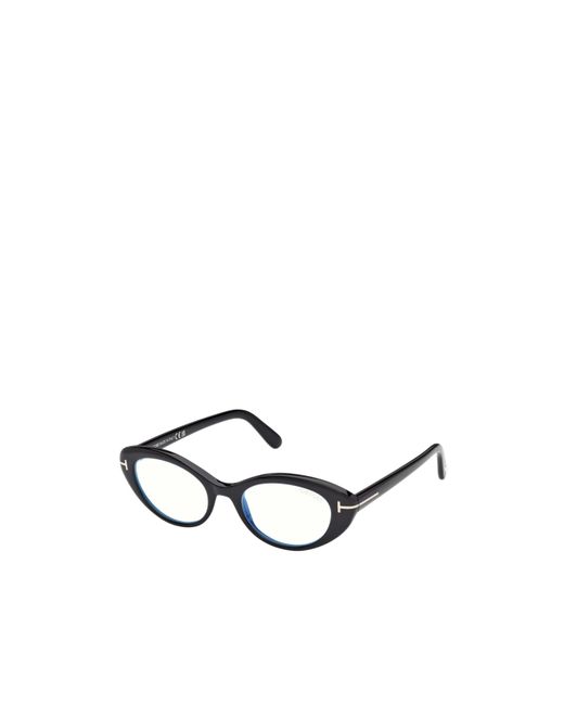 Tom Ford White Eyewear Oval Frame Glasses for men