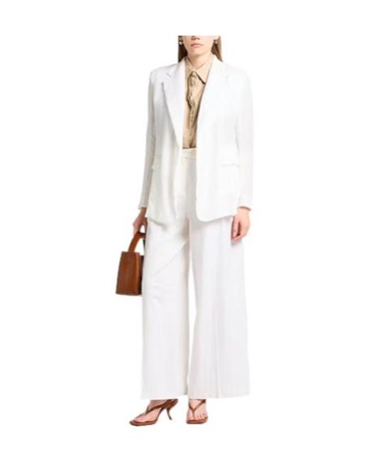 Chloé White Minimalist Blazer