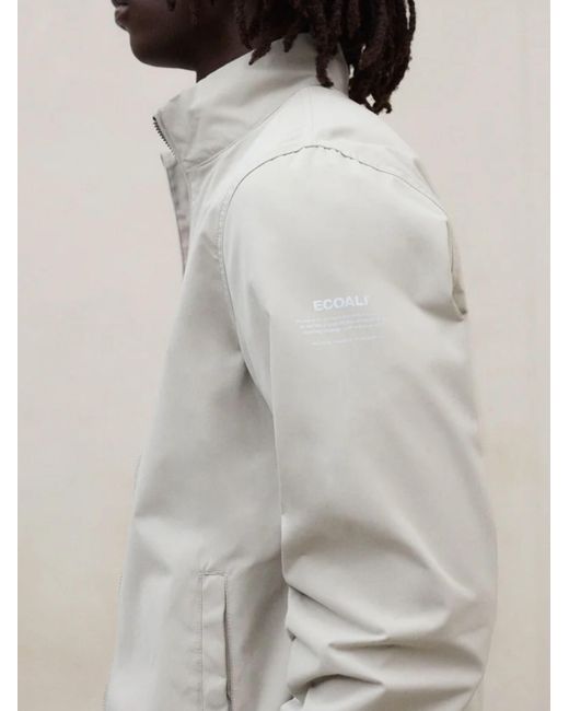 Ecoalf White Pikes Zip-Up Jacket for men